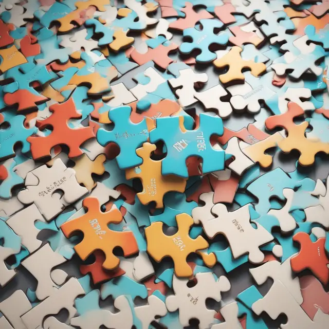 Parent company (puzzle piece) and unconsolidated subsidiary (puzzle piece) connecting through various business advantages: accounting flexibility, risk management, taxation, and strategic alignment.