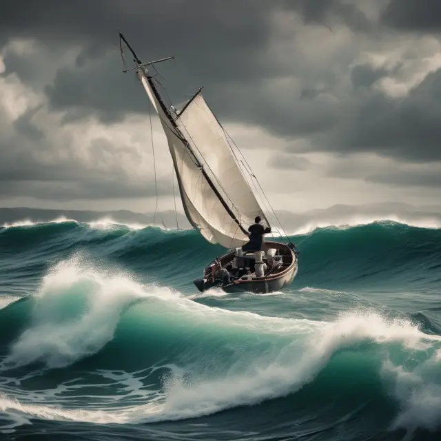 An adaptable investor skillfully manages a bond portfolio using derivatives to weather market volatility