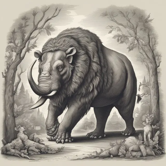 Institutional investors examining a wild beast representing unconstrained strategies, focusing on manager philosophy, suitability, due diligence, transparency, and regulatory compliance.