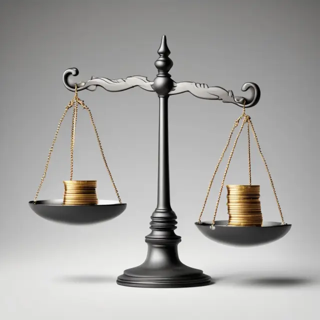 An image of two balances with unevenly-shaped scales representing MIRR and NPV methods, illustrating the analysis of advantages and disadvantages for handling complex cash flows.