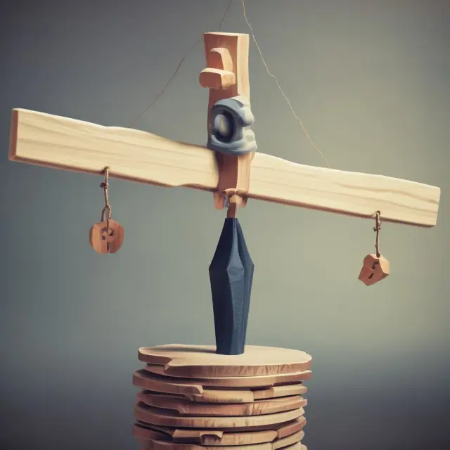 An image of scales with interest rates and exchange rates balanced, symbolizing the Uncovered Interest Rate Parity concept