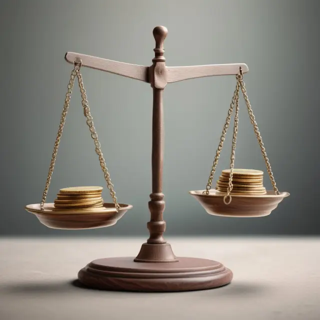 Scale representing Uncovered Interest Rate Parity