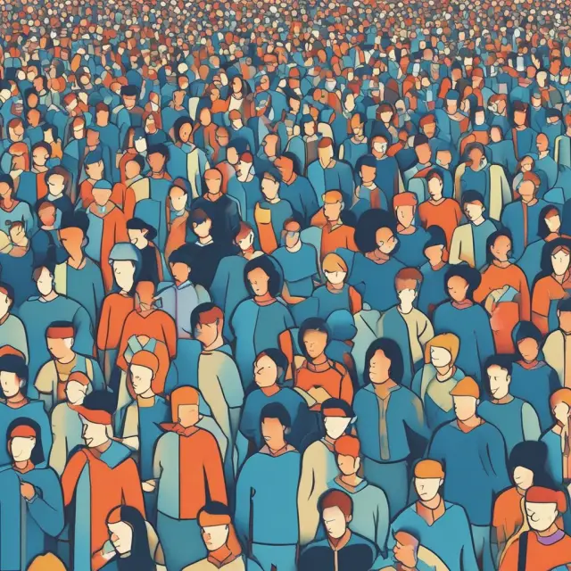 Underbanked individuals stretching towards alternative services in a metaphorical mosaic, representing their reliance and financial exclusion