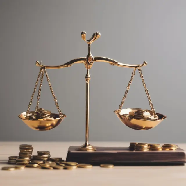 An image of an empty purse causing a balance scale to tip, representing the risk and instability of undercapitalization for businesses.