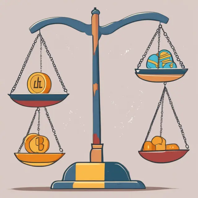 A balanced scale represents consumers
