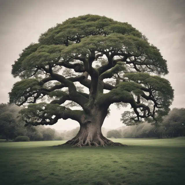An oak tree with its branches intertwined represents a larger entity supporting smaller issuers through underlying debt, illustrating the relationship between them in public finance.