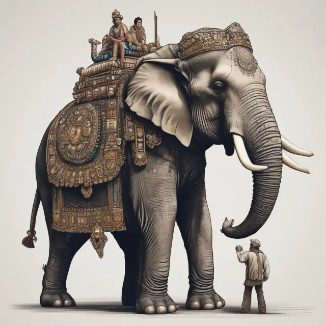 Elephant carrying mahout seat symbolizing impact of underlying debt on Institutional Investors