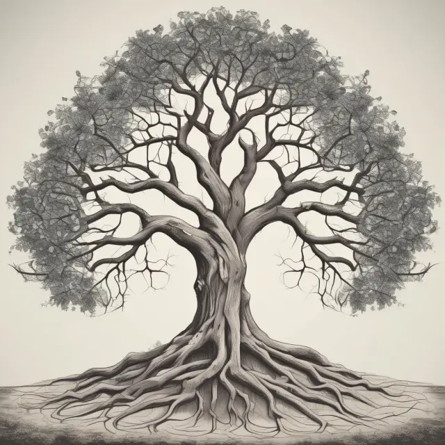 An image of a tree with various roots representing underlying securities branching out and connecting to multiple derivative instruments