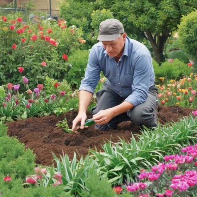A gardener caring for an array of financial assets, symbolizing the role and significance of underlying assets in derivative investments.