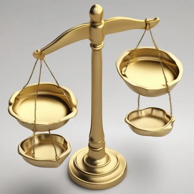 An illustration of a golden scale with underpriced (lower weight) and overpriced (higher weight) IPOs, highlighting the importance of balance in the IPO market