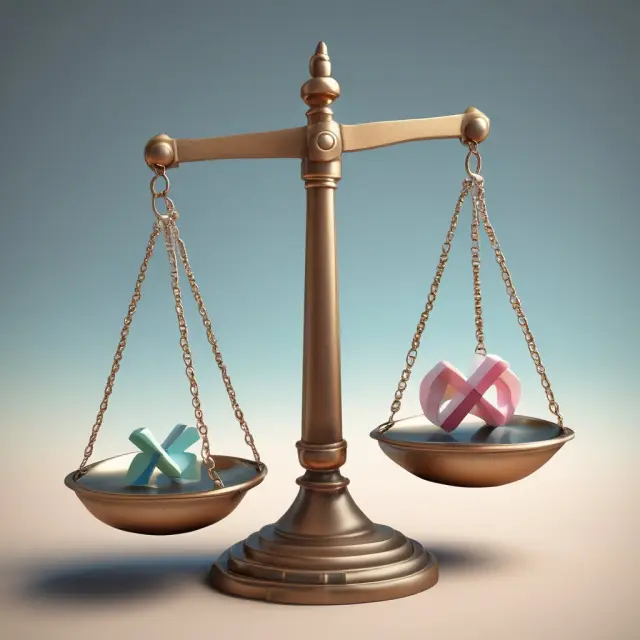 An image of a balance scale with one pan representing withheld taxes and the other underwithheld taxes, emphasizing the importance of accurate calculations.