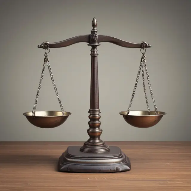 An underwriter holds a balance scale, symbolizing their role in assessing the advantages and disadvantages of various financial risks