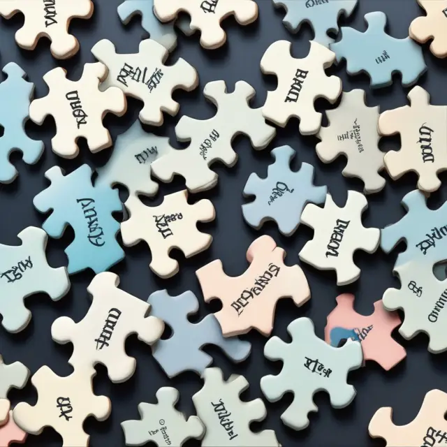 A jigsaw puzzle depicting underwriting expenses as a complex process with interconnected pieces representing due diligence, legal fees, accounting fees, and marketing efforts