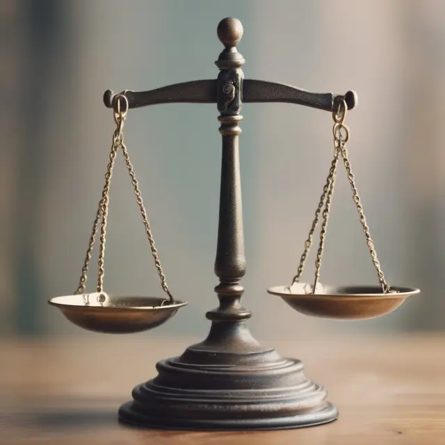 Scales representing financial regulations and underwriting fees achieving balance, ensuring fairness and transparency