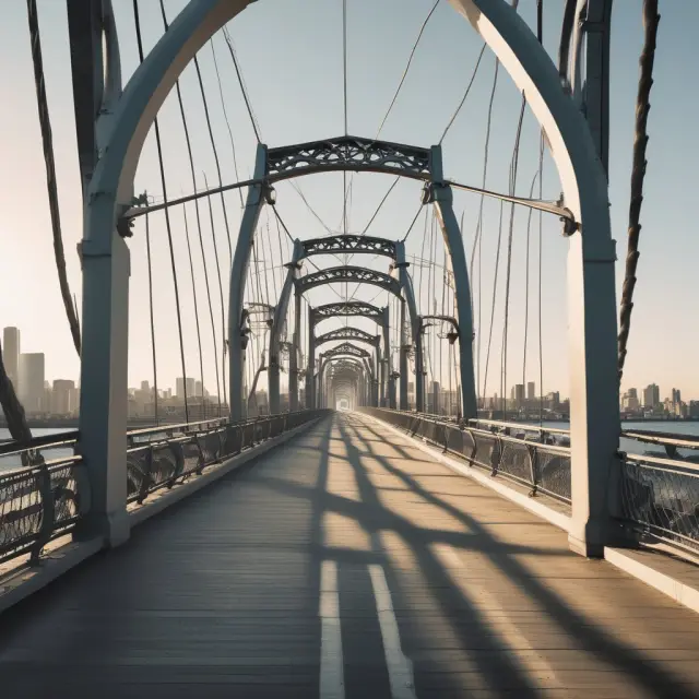An image of a bridge linking an issuer and investor, with alternating arch sizes representing deal sizes and the effect on economies of scale in underwriting spreads