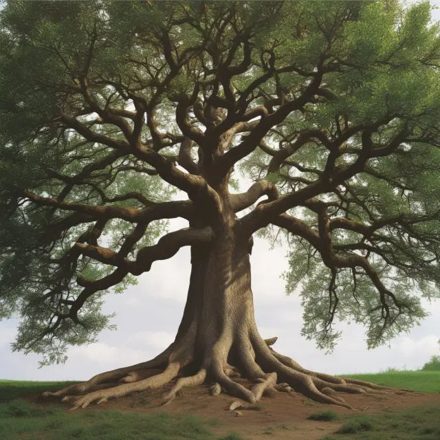 A tree with alternating seasons of undivided profits and dividends, illustrating financial strength, growth, and distribution