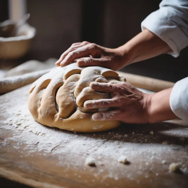 Artisan bakers kneading a dough for an IPO, symbolizing underwriters