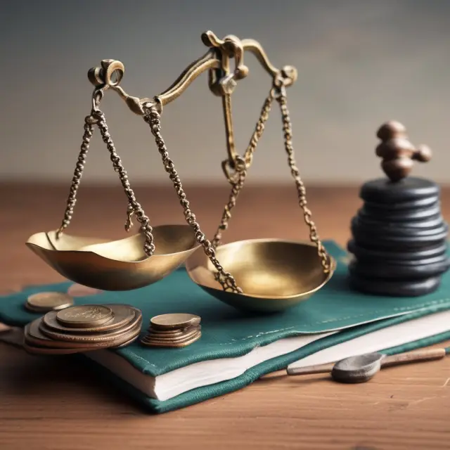 Two scales balancing with a gold coin shifting from liability to asset, symbolizing accurate unearned interest tracking