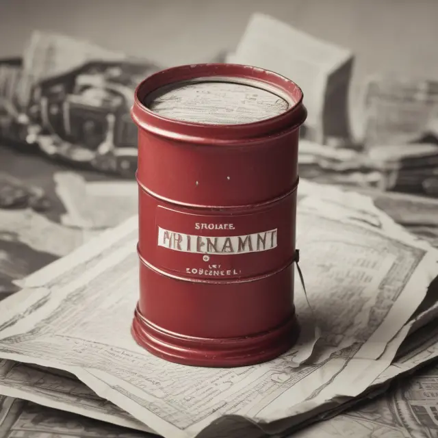 An insurance policy with a time capsule representing unearned premium liabilities acting as a financial buffer for insurers.