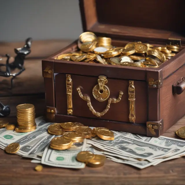 Unearned revenue as a treasure chest of financial resources, powering effective cash flow management.