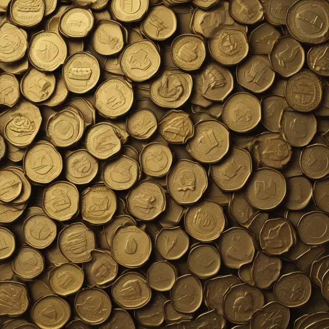 Image of an employee rolling gold coins from their former employer onto a diverse retirement planning landscape