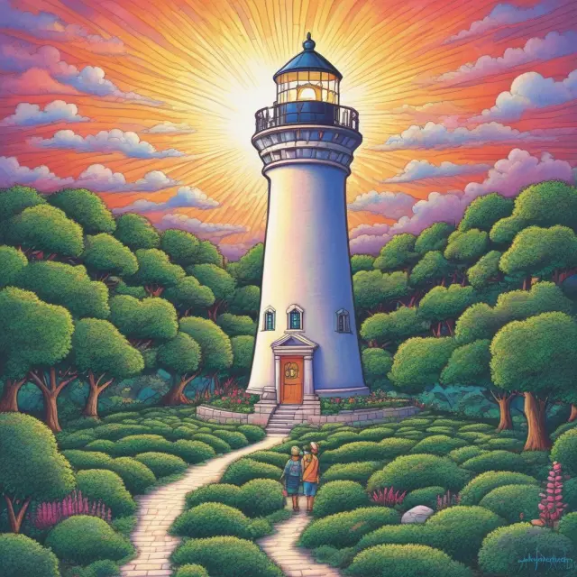 A lighthouse advisor stands tall amidst a sea of UCA 1992 paperwork, guiding institutional investors through the intricate maze of rollover options with a beacon of knowledge and expertise.