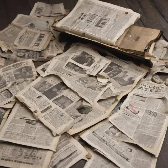 A vintage time capsule opens, revealing newspaper clippings detailing the history and evolution of unemployment insurance eligibility criteria and benefit durations