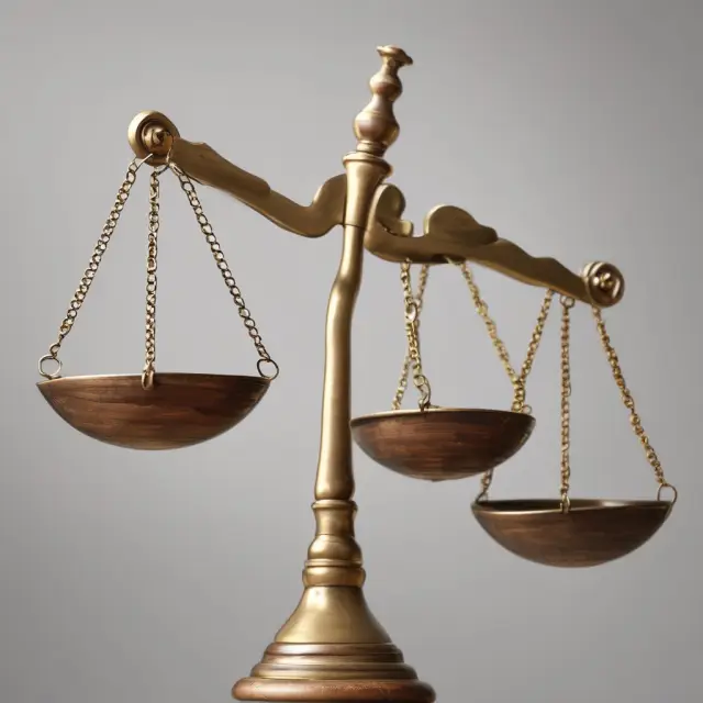 FTC and state Attorneys General symbolically balancing justice scales to represent their role in overseeing fair trade practices.