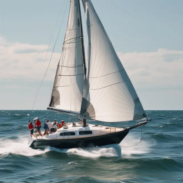 A sailboat braving choppy waters, illustrating strategies for managing unfavorable variances in sales and manufacturing