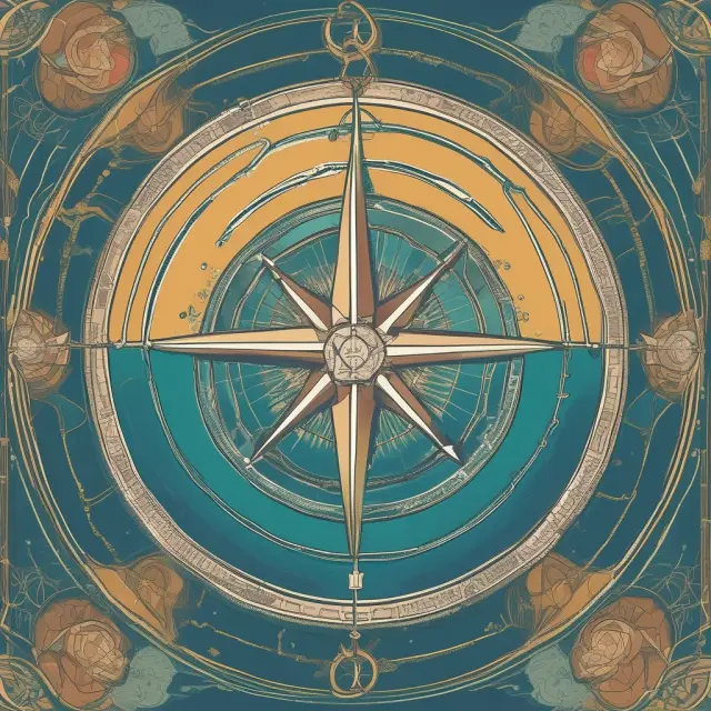 A compass adorned with the UCCC logo steers through rough waters, signifying regulation