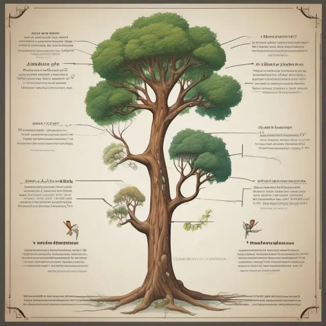 An ancient tree (UPA) with roots representing the original partnership act, and a modern tree sprouting from it (RUPA) symbolizing continuous growth and evolution.