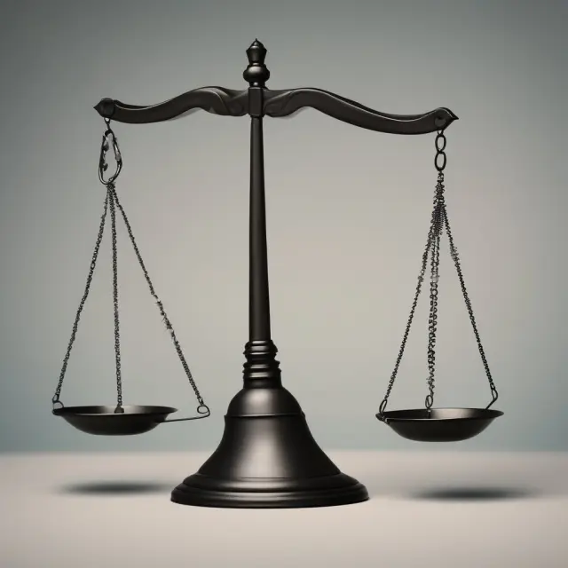 Two scales balanced in unison, representing the application of the Uniform Simultaneous Death Act for simultaneous deaths