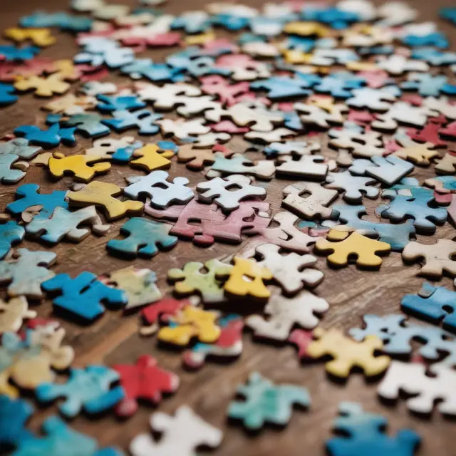 An image of a jigsaw puzzle depicting various uninsurable risks, with a few pieces already connected, representing the challenge of managing and finding solutions for these risks through innovation