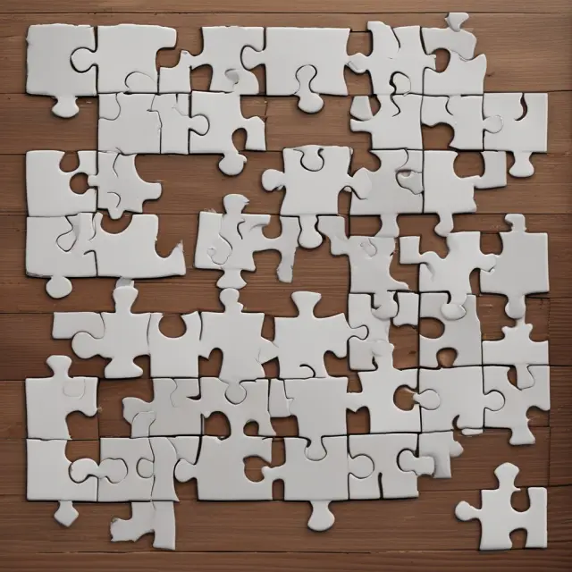 A jigsaw puzzle depicting various techniques for managing uninsurable risks, including reinsurance, captive insurance, self-insuring, parametric insurance, and risk pooling.