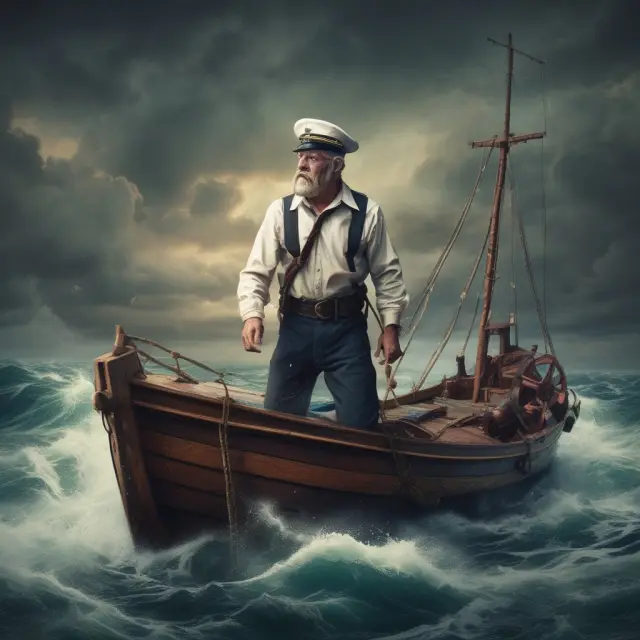 Sailor braving stormy seas to file uninsured motorist claim with unresponsive insurer. Collecting evidence, reporting accident, and seeking fair compensation.
