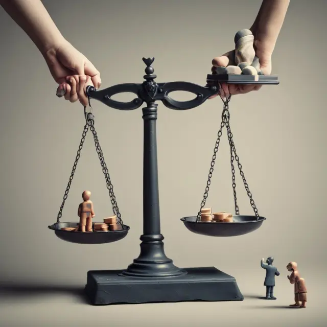 Scale balancing adults and children: Unintentional Torts FAQs illustrating responsibilities.