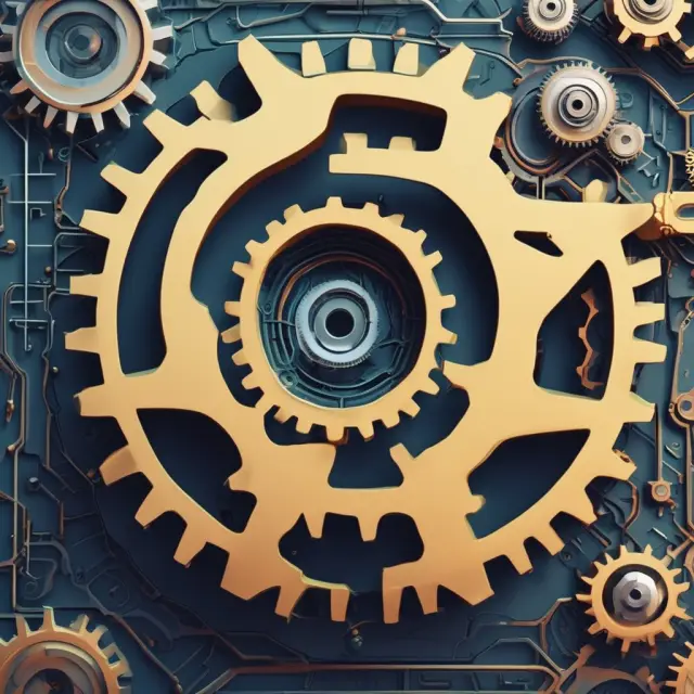 Two interlocking gears - one feminine and the other masculine - representing gender-neutral health insurance and unisex legislation