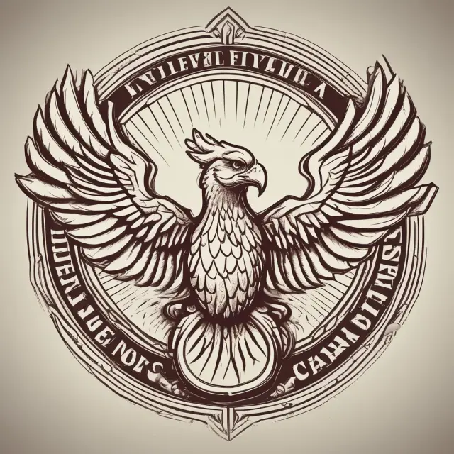 An SEC filing in hand with a phoenix rising from the ashes, representing the regulatory reporting process for unissued shares.