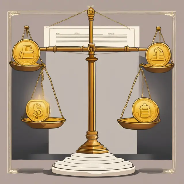 Golden coins represent earnings while blank share certificates signify unissued shares, illustrating the importance of balancing earnings per share with unissued shares.
