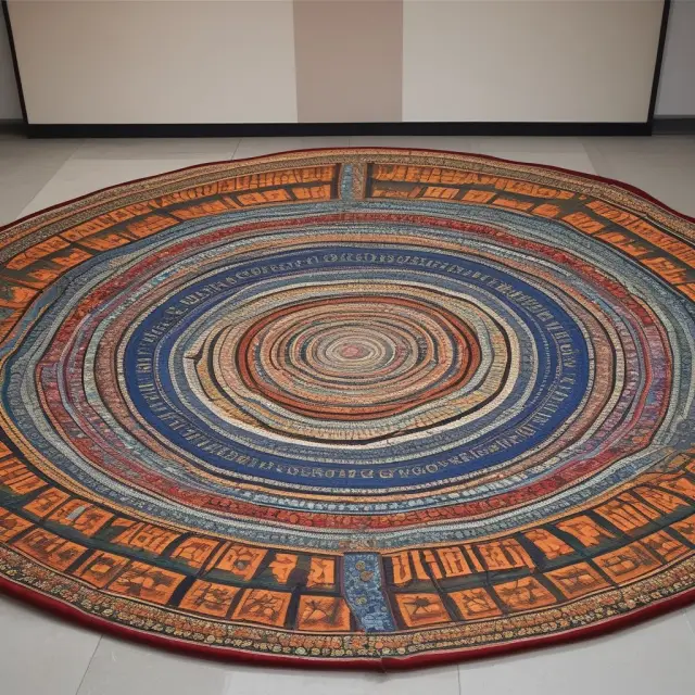 A large, intricate tapestry created from various legal traditions represented by UNCITRAL member states during annual sessions