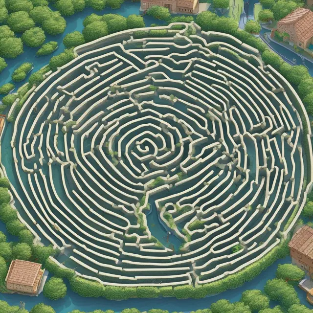 Image: A labyrinth of regulations, including Rule 2a-7, guiding the path to stable U.S. Treasury Money Market Funds