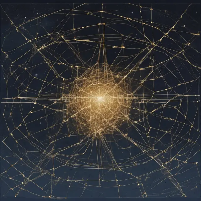 Stars symbolizing endowments united in a constellation representing a Unitized Endowment Pool
