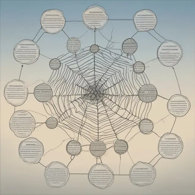 Visualization of endowment funds joining forces to invest collaboratively through a unitized endowment pool for diversified returns, risk management, and long-term sustainability.