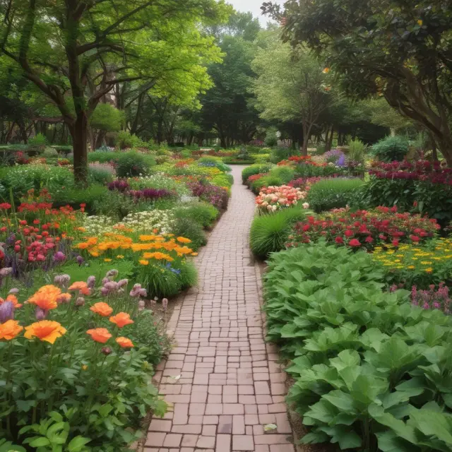 Metaphorical image of a flourishing garden symbolizing unitized funds, tended to by employee benefit plans and insurance companies