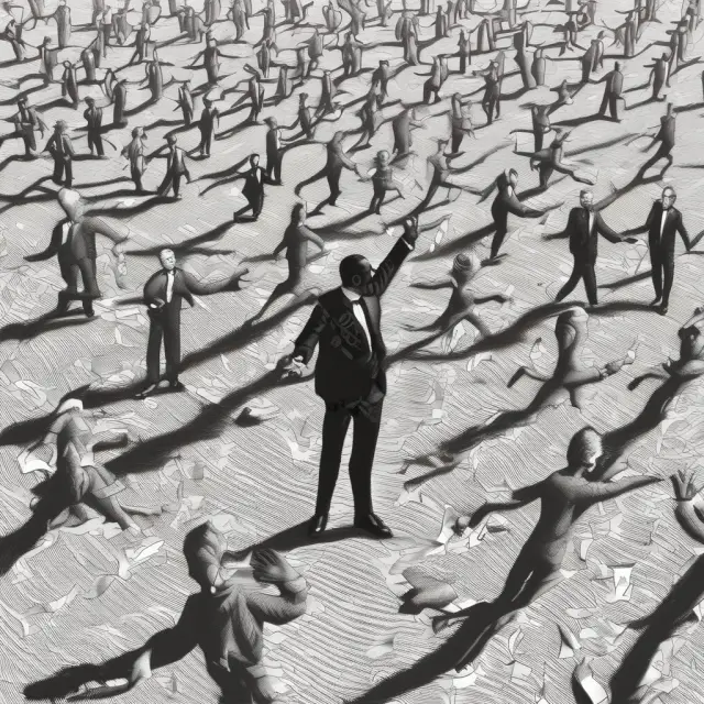 An investment banker choreographs the intricate steps of tranche structuring for a unitranche debt deal, balancing seniority and risk.