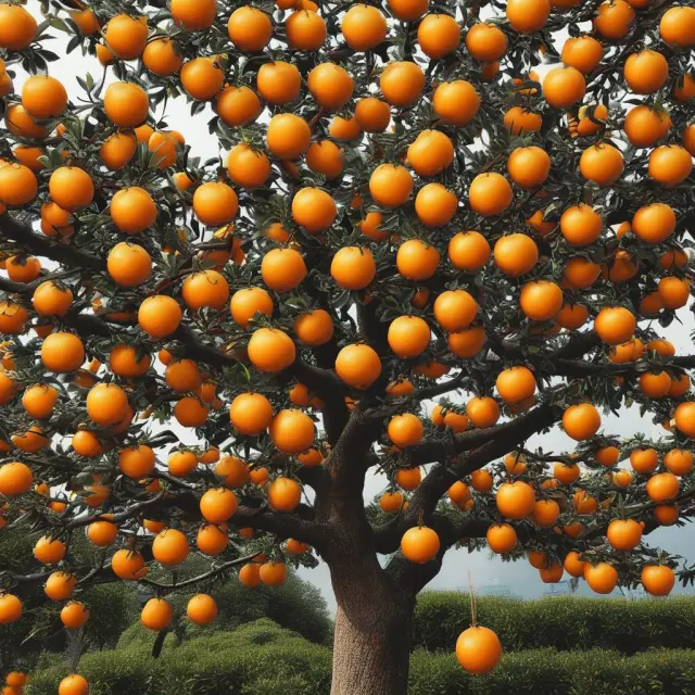 A beautiful tree laden with golden apples and oranges, representing targeted promotions and cross-selling, enhancing retailers