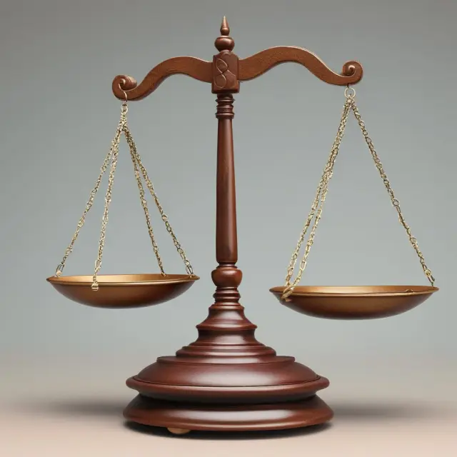 Image of a balanced scale comparing a lender