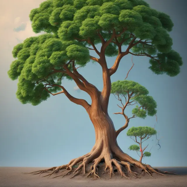 An image of a tree displaying different interest rate branches for various UL policies, with the minimum rate appearing as the smallest branch