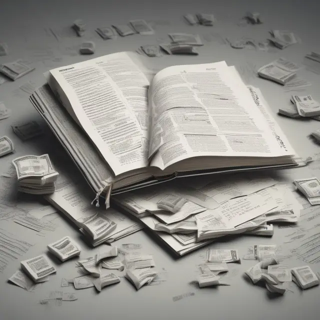A metaphorical image of an open book with formulas for EBITDA, CAPEX, and Changes in Working Capital floating on a sea of cash, symbolizing the calculation of Unlevered Free Cash Flow.