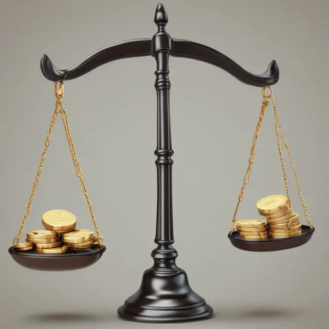 Visualization of unlevered (UFCF) and levered (LFCF) free cash flows in a balanced scale